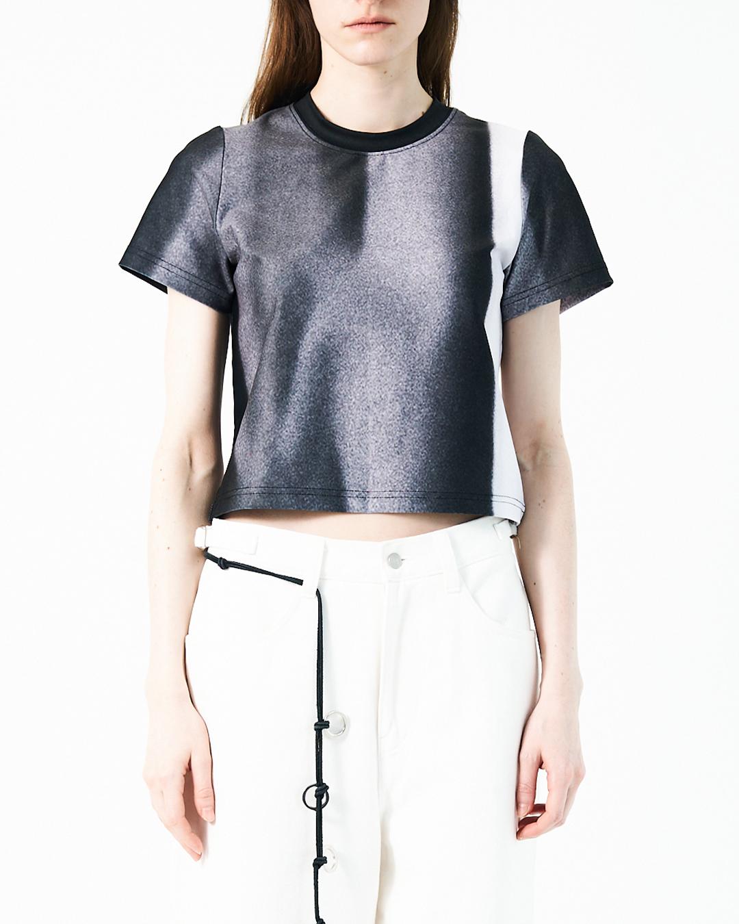 Curtain CROP T-SHIRTS (Black)