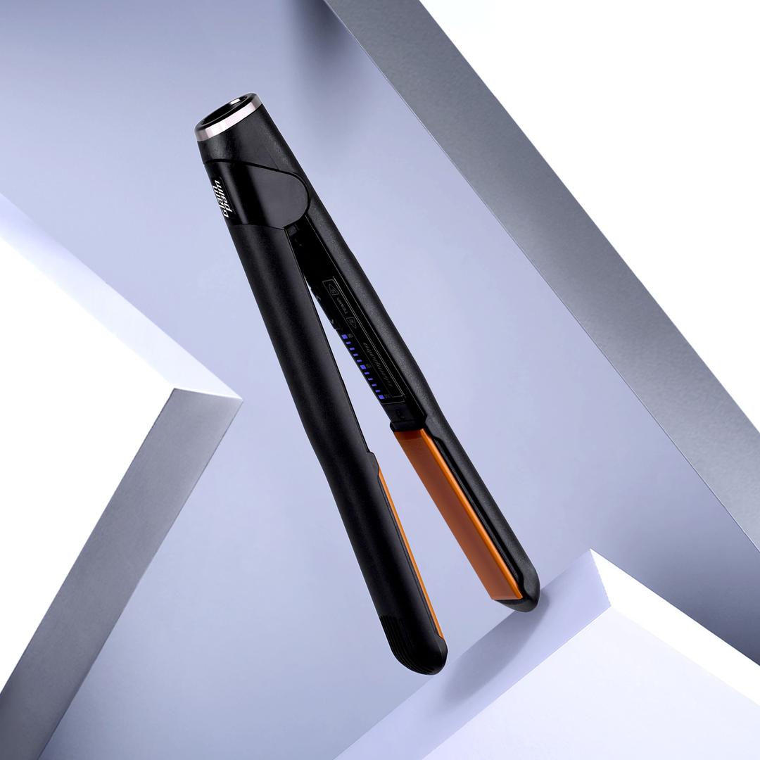 글램팜 ♥미용실 판고데기♥[GP201] 글램뮤즈 클래식 플랫 판고데기(오리지널블랙)