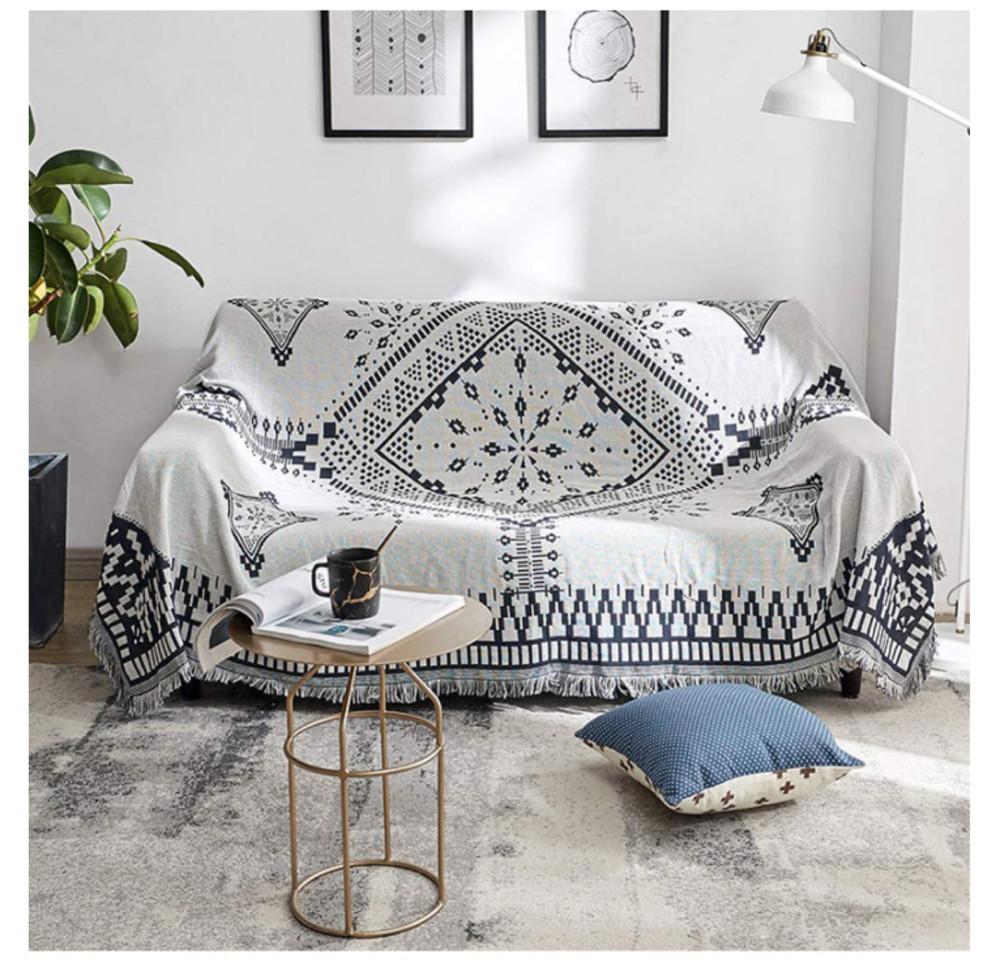 텐트카페트 러그 텐트카페트 면 1인쇼파커버 에스닉담요