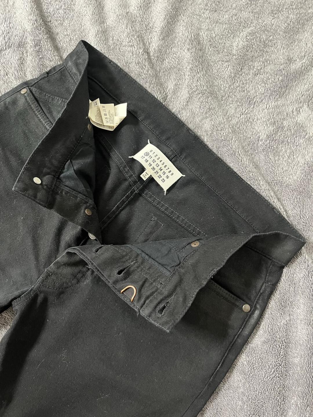 메종 마틴 마르지엘라 엘라스틴 왁싱 블랙 진 | 후루츠패밀리