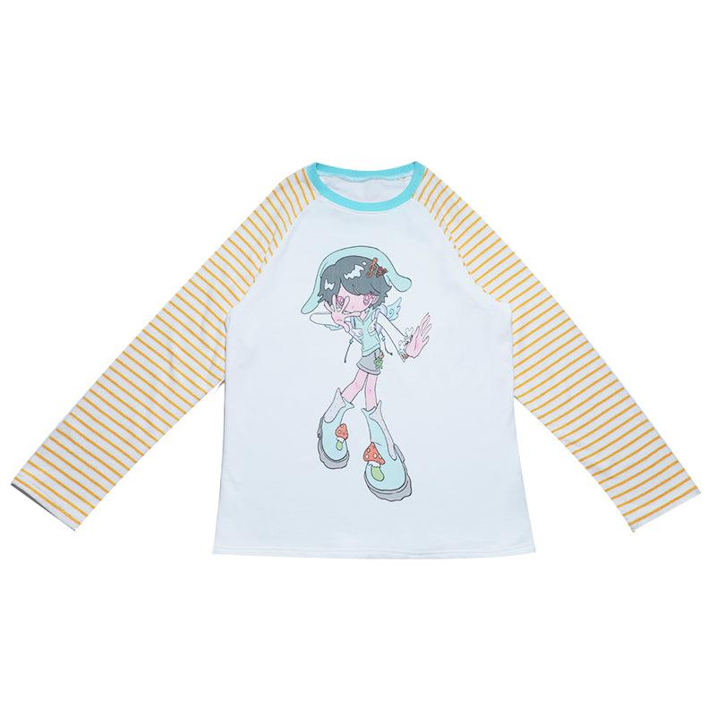 sunonebird co-branded Long Sleeve White Sweater