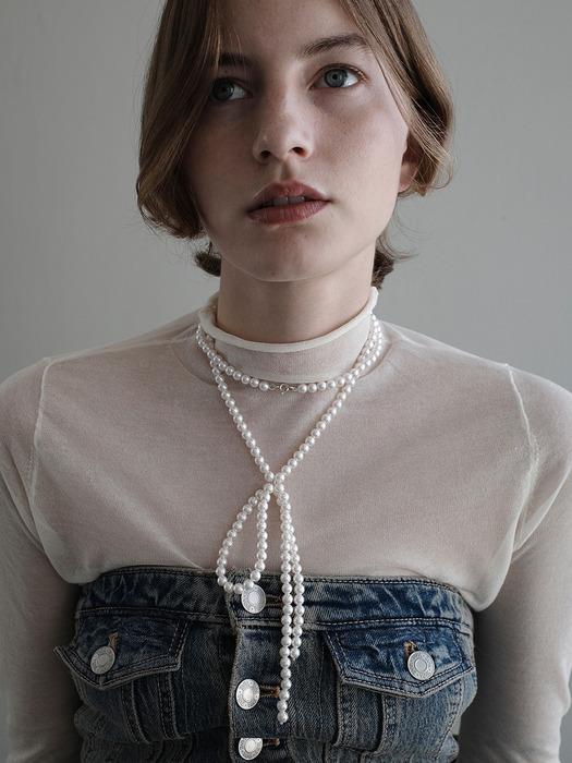 French Bow Two Way Necklace