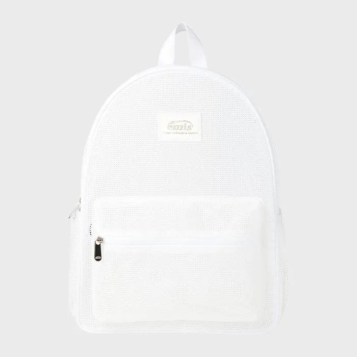 MESH BACKPACK-WHITE