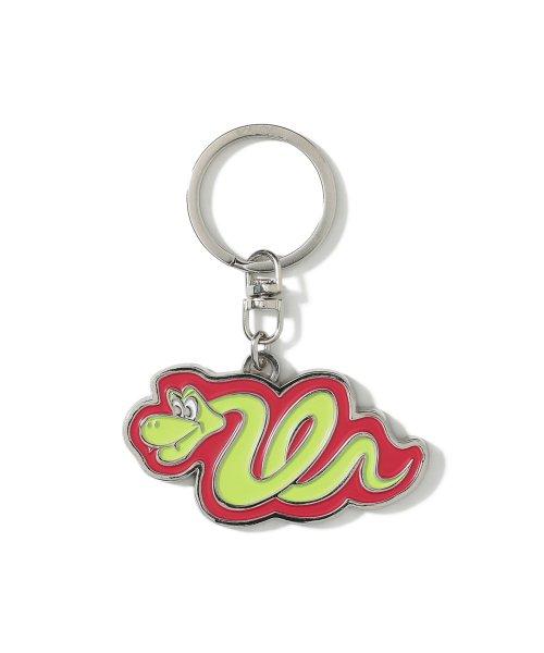 Snake Keyring Red