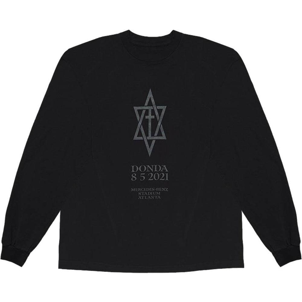 Kanye West DONDA August 5th Listening Event L/S T-Shirt Black - S