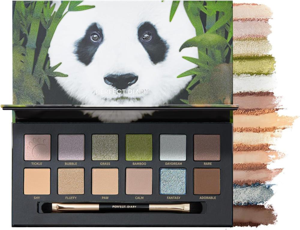 퍼펙트 다이어리 애니멀 아이쉐도우 팔레트 판다그린