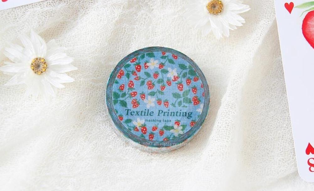 [보키] Textile Printing - Wild Strawberry
