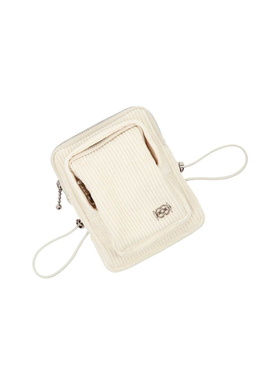 Corduroy Mini Bag Cream