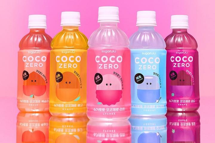 슈가로로 쫄깃탱글 코코제로 5종 6병