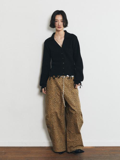 코튼 벌룬 팬츠_레오파드