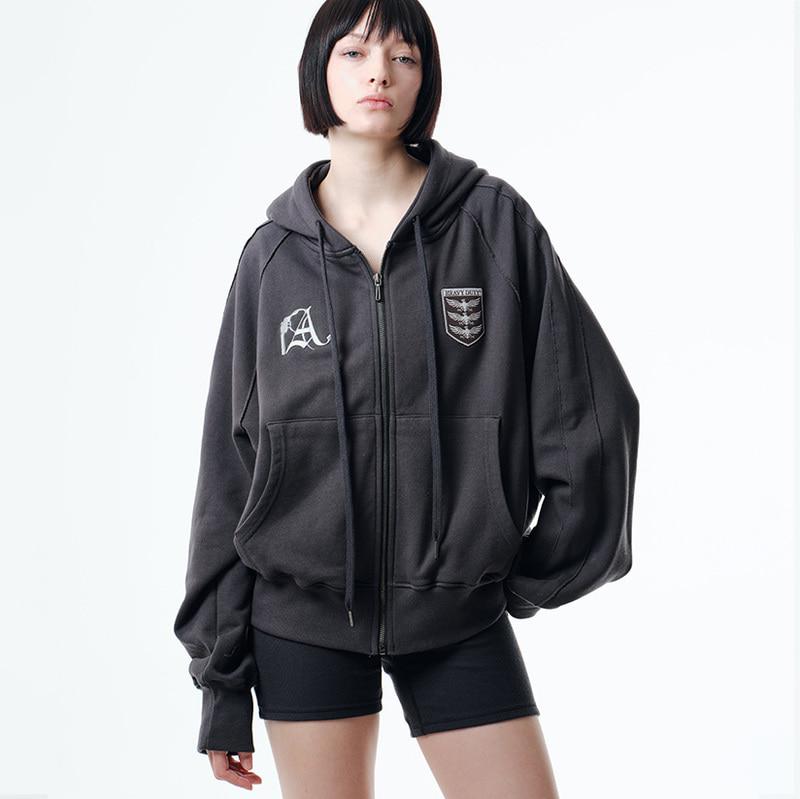 (2월 15일 순차배송)NOX GRAPHIC HOODIE (CHARCOAL)
