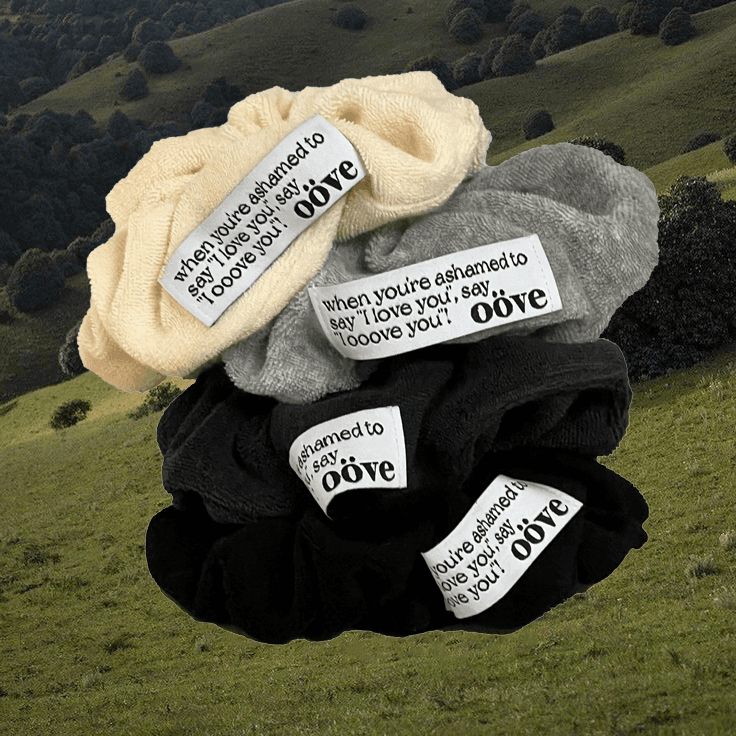 oove terry scrunchie (4colors)