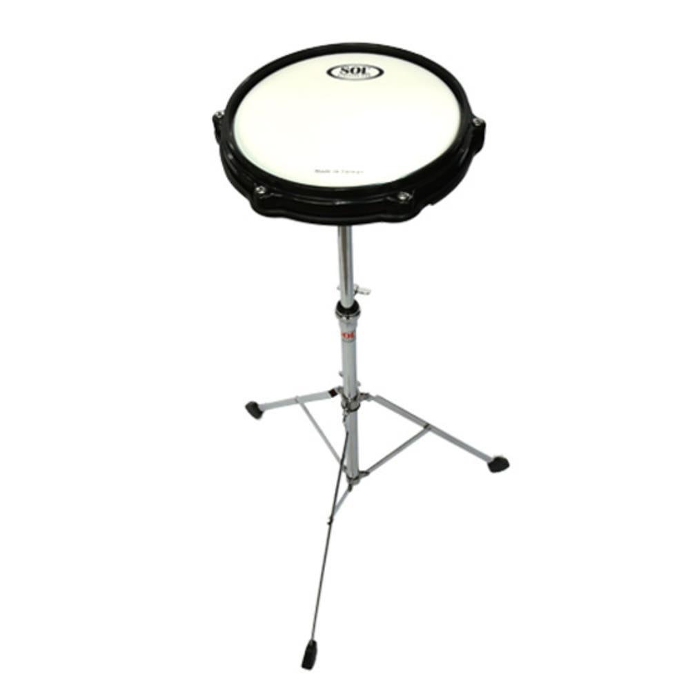 솔 드럼패드 가죽패드 8인치 스탠드포함