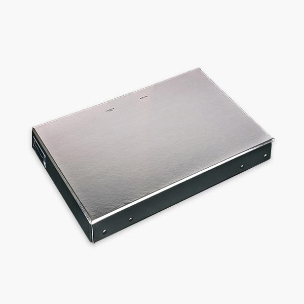 Laconic Document Clutch Box Silver