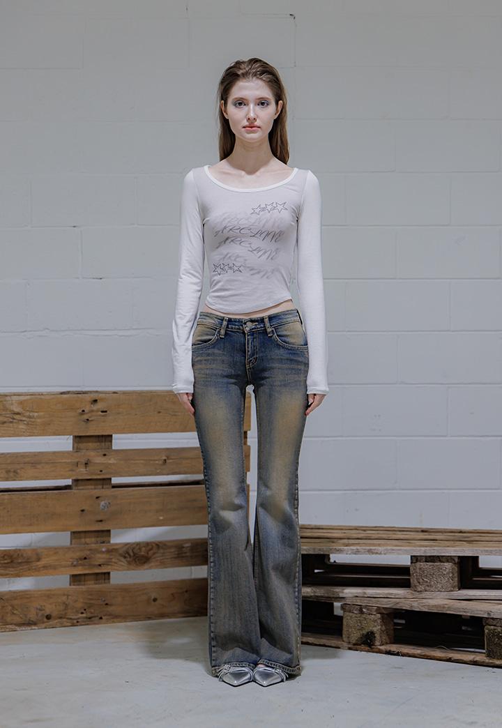 사이드 포켓 부츠컷 팬츠