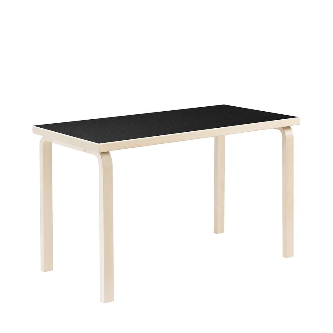 Aalto Table 80A 120X60-3Heights Black-Birch