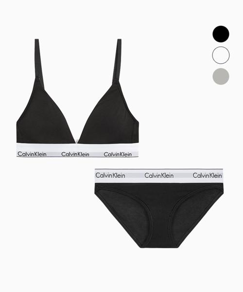 여성 아이콘 코튼 모달 트라이앵글 세트 (3 Color)