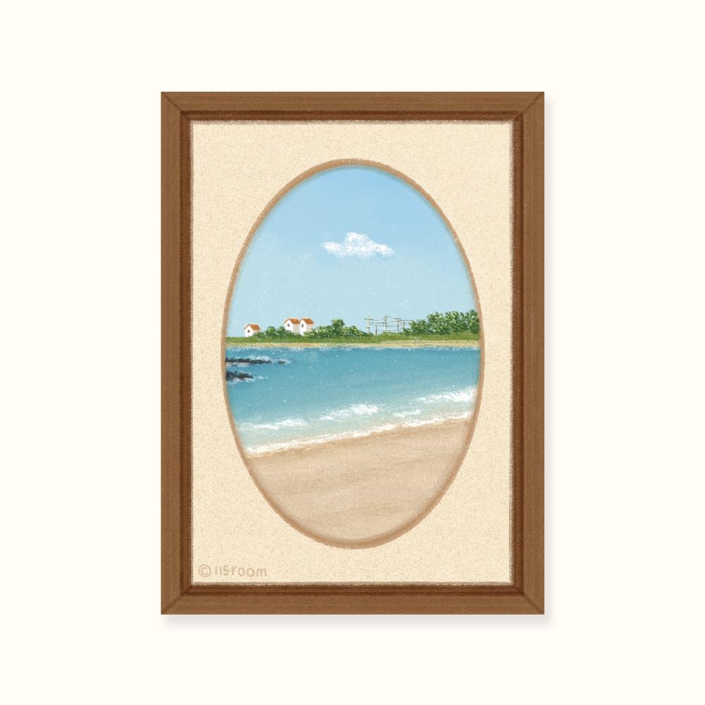 나의 바다 액자엽서 (제주)