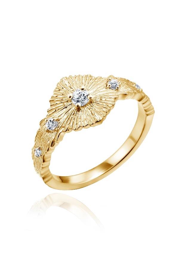 DIANA STAMP RING GOLD