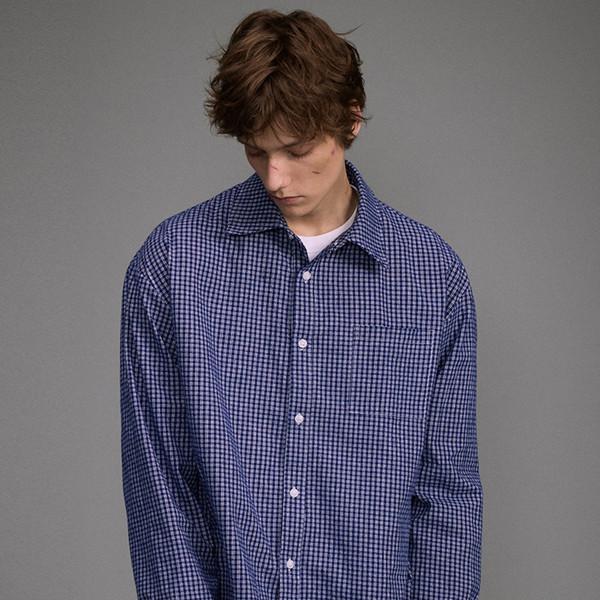Damaged Hem Checked Shirt