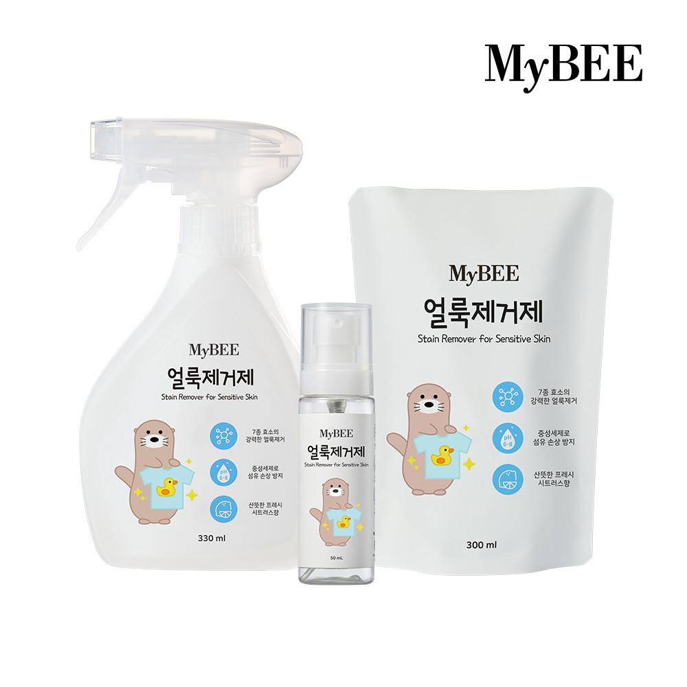 마이비 만능 얼룩제거제 와이셔츠목때 흰옷김치국물 피얼룩제거 스프레이