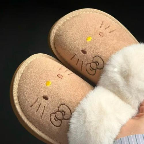 윈터버터 헬로키티 퍼슬리퍼