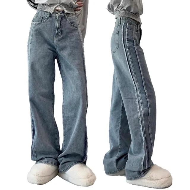 y2k track wide denim!