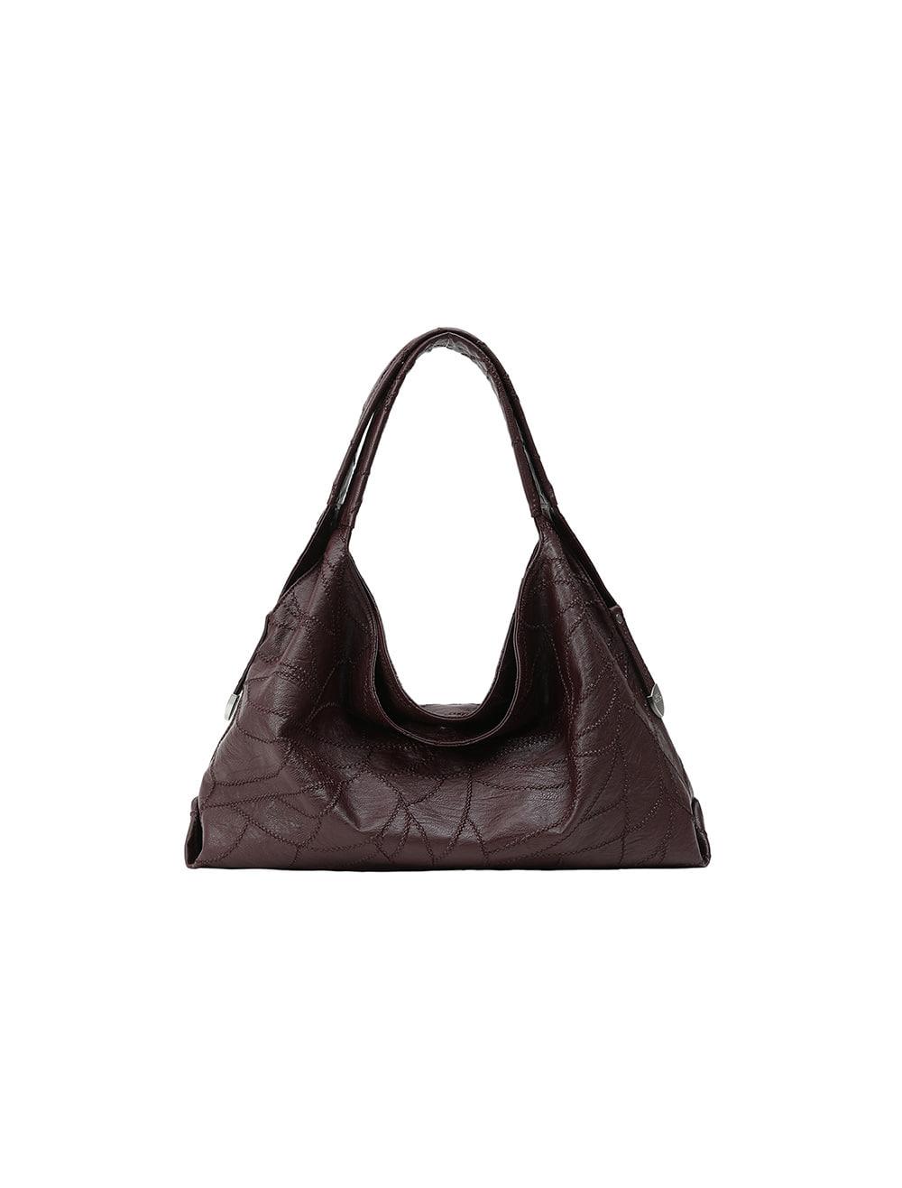 CACTUS HOBO BAG [Burgundy]