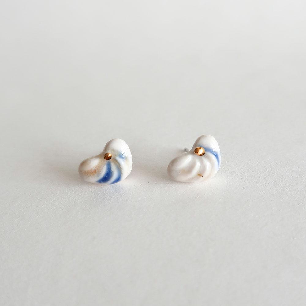 Shell heart earring [DOL shell]