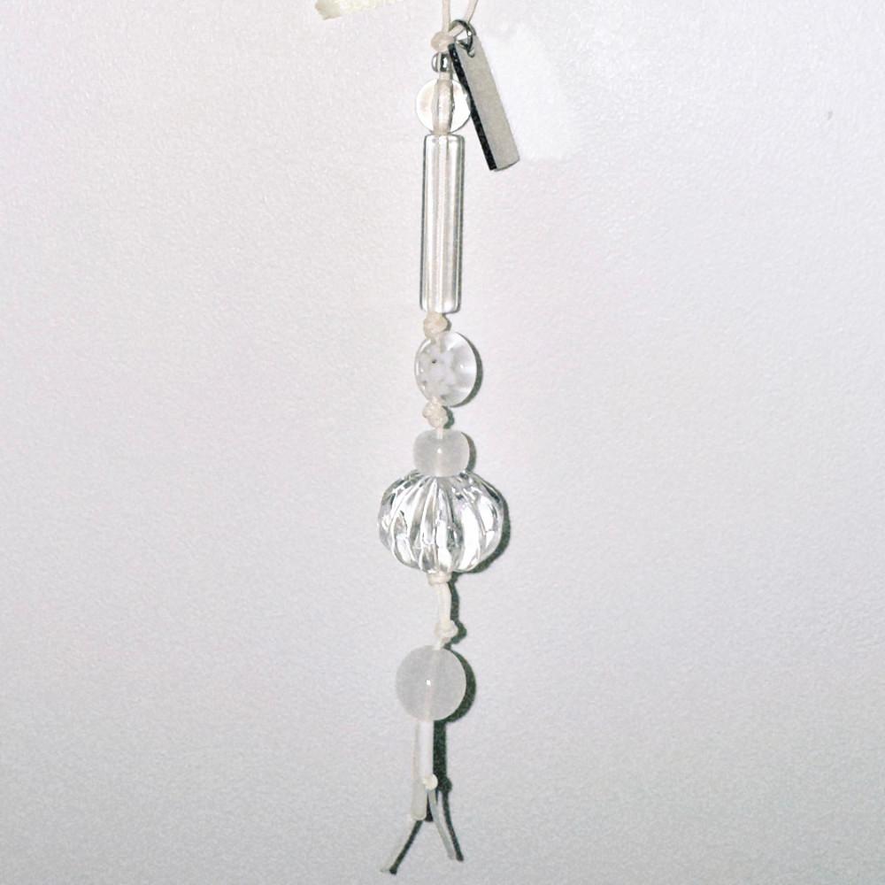 오무무 clear pumpkin keyring 투명한 호박 비즈 매듭 키링 에어팟 키링