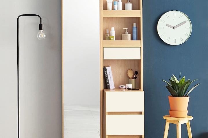 디바 전신거울 화장대 2colors