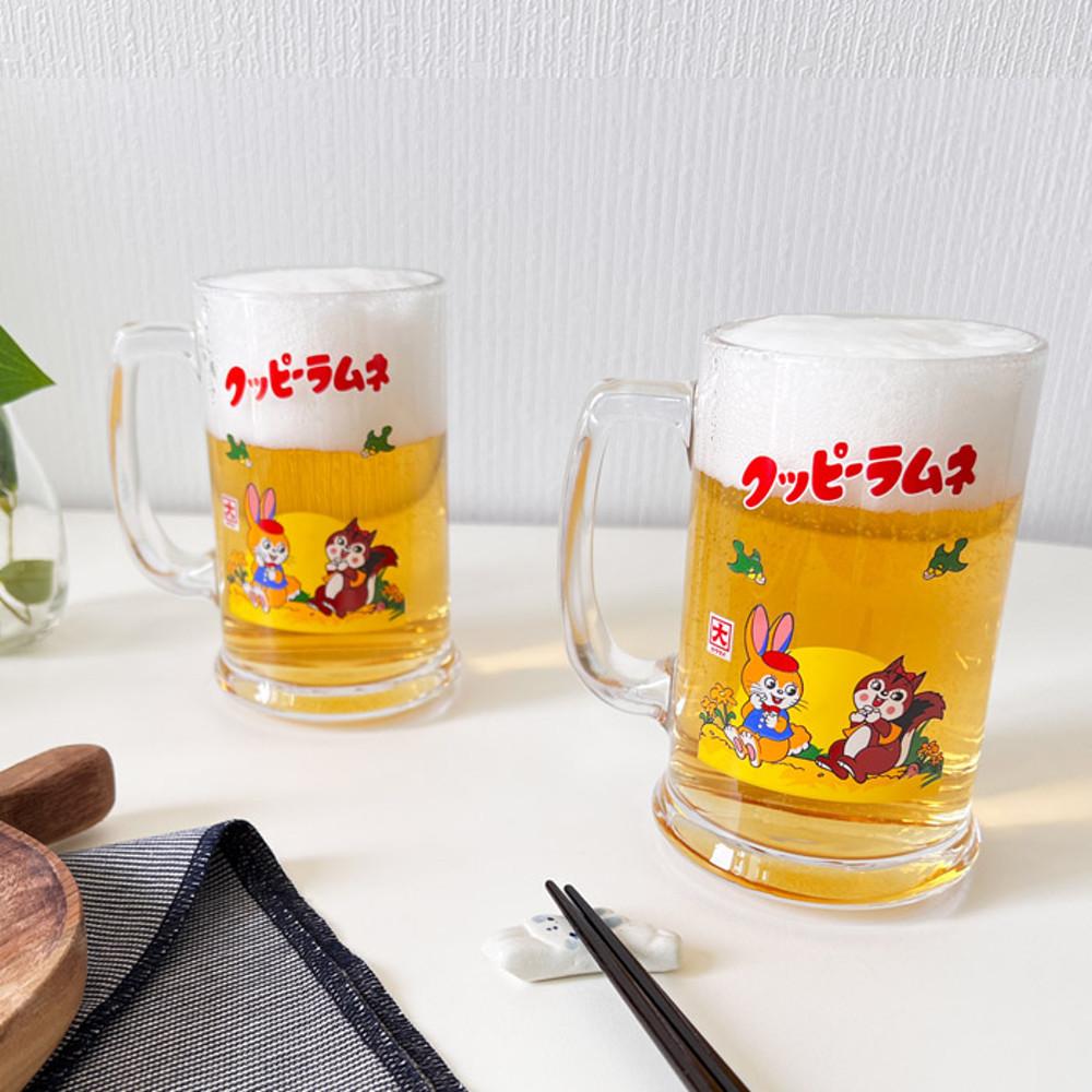 레트로 빈티지 맥주컵 하이볼잔