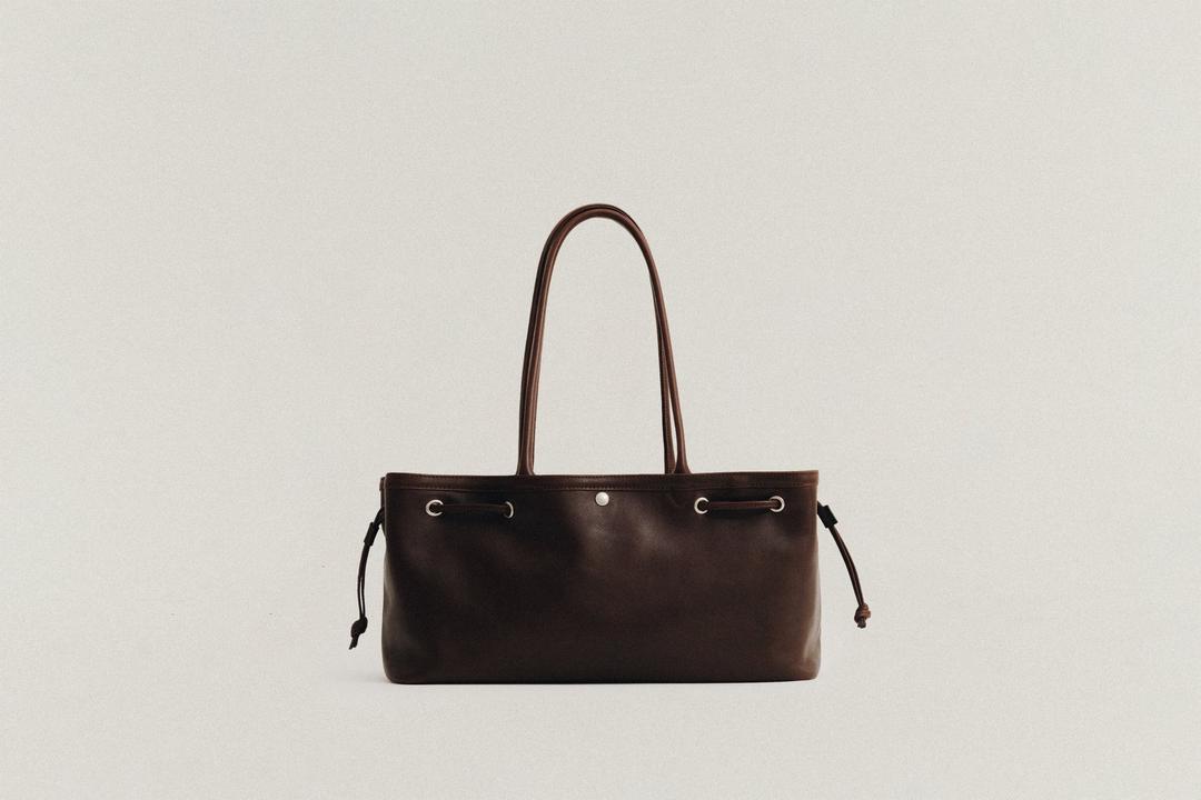 SAC COQUILLE BASSE SOFT BROWN