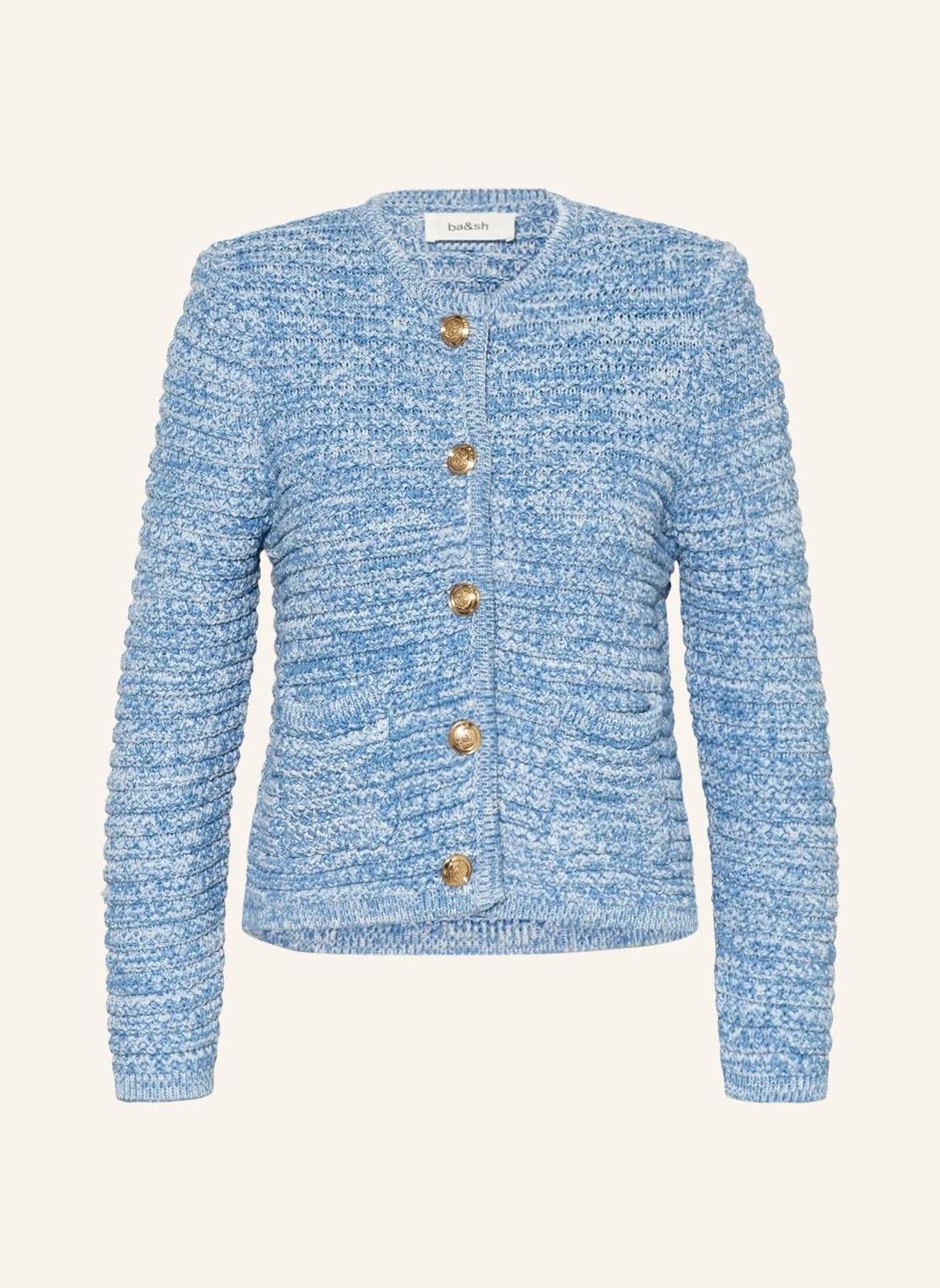 가디건 Strickjacke GUSPA  1001460738 HELLBLAU/ BLAU