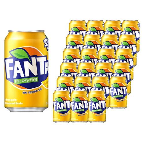 환타 파인애플, 355ml, 24개 - 환타/써니텐 | 쿠팡