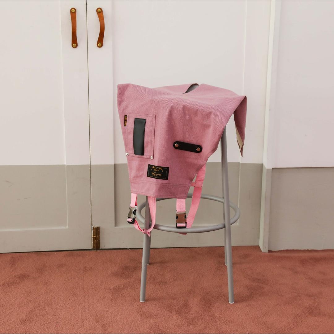 [이니셜각인]워싱캔버스앞치마 몬타나 핑크