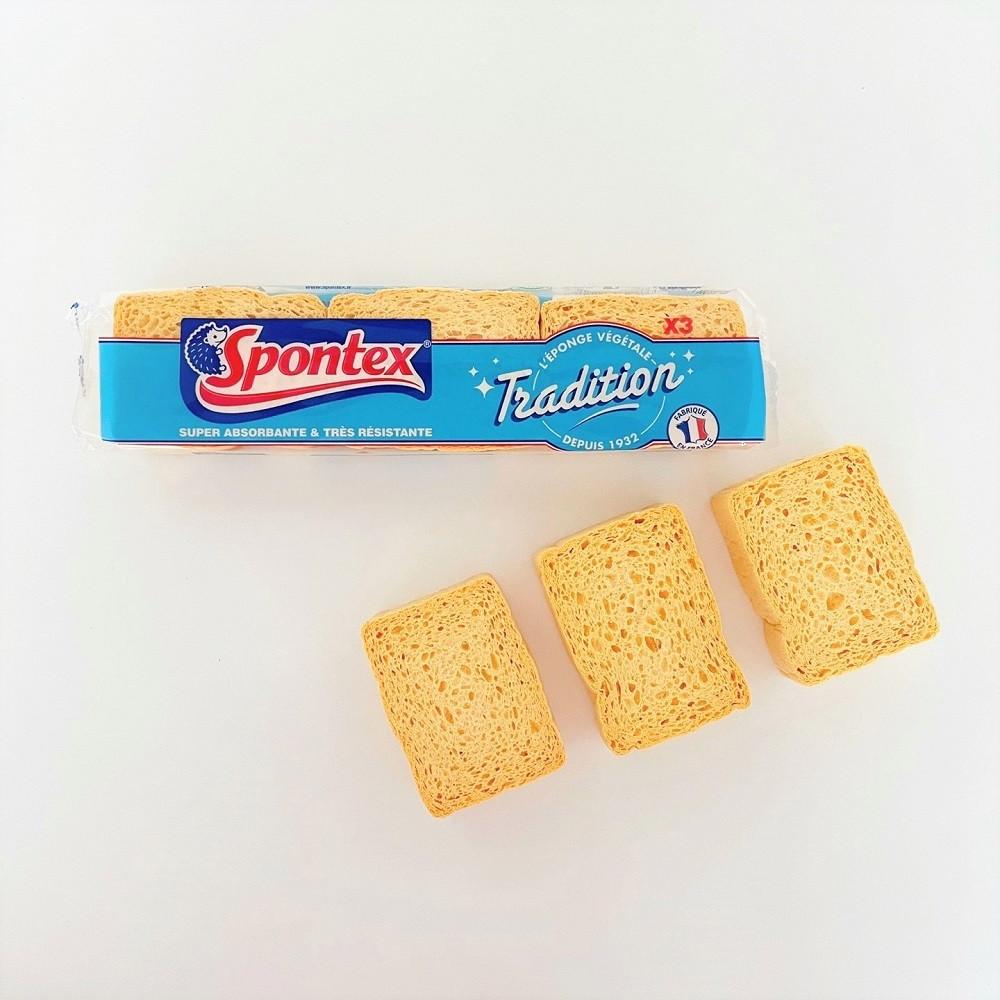 스폰텍스 셀룰로오스 물기제거 스펀지 1팩 3P