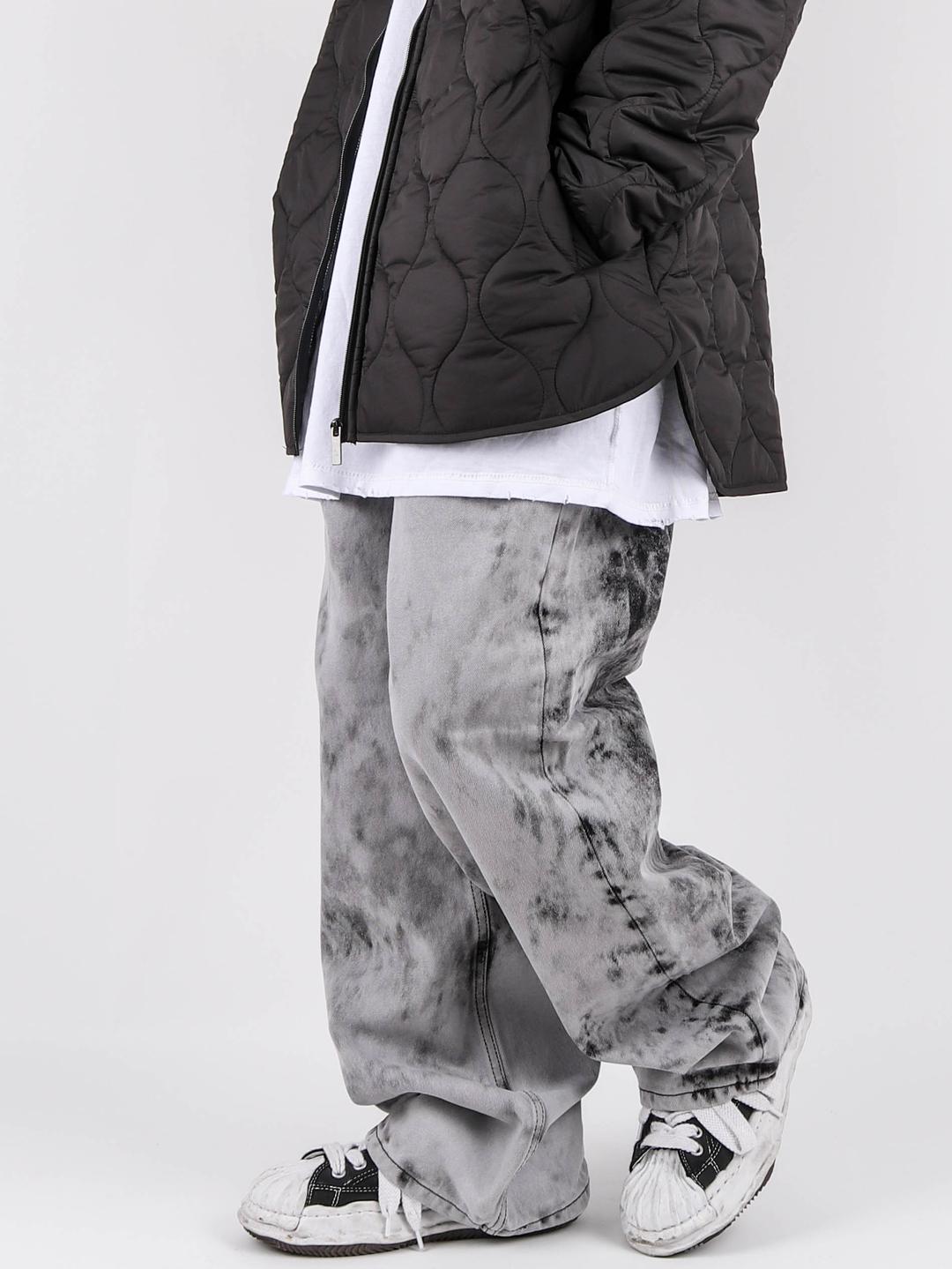 LW Water Print Sported Denim
