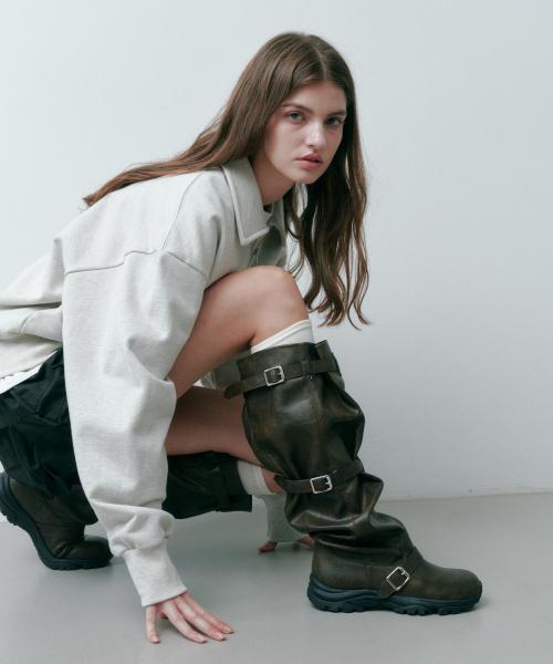 피어스 와이드 롱부츠 412548011(3.5cm)