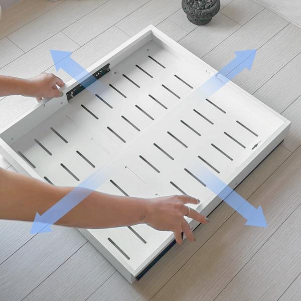 [비밀공구] 길이조절 하부장 슬라이딩 수납함 8option