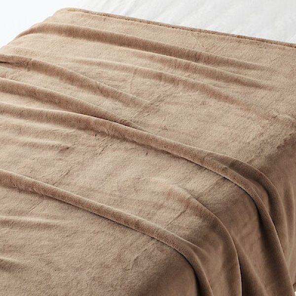 모포 · S · 베이지 · 면 파일