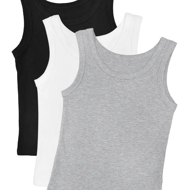 bucket sleeveless top (3colors)