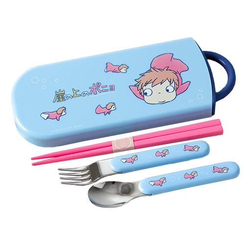 [벼랑 위의 포뇨] 슬라이드 트리오 수저세트