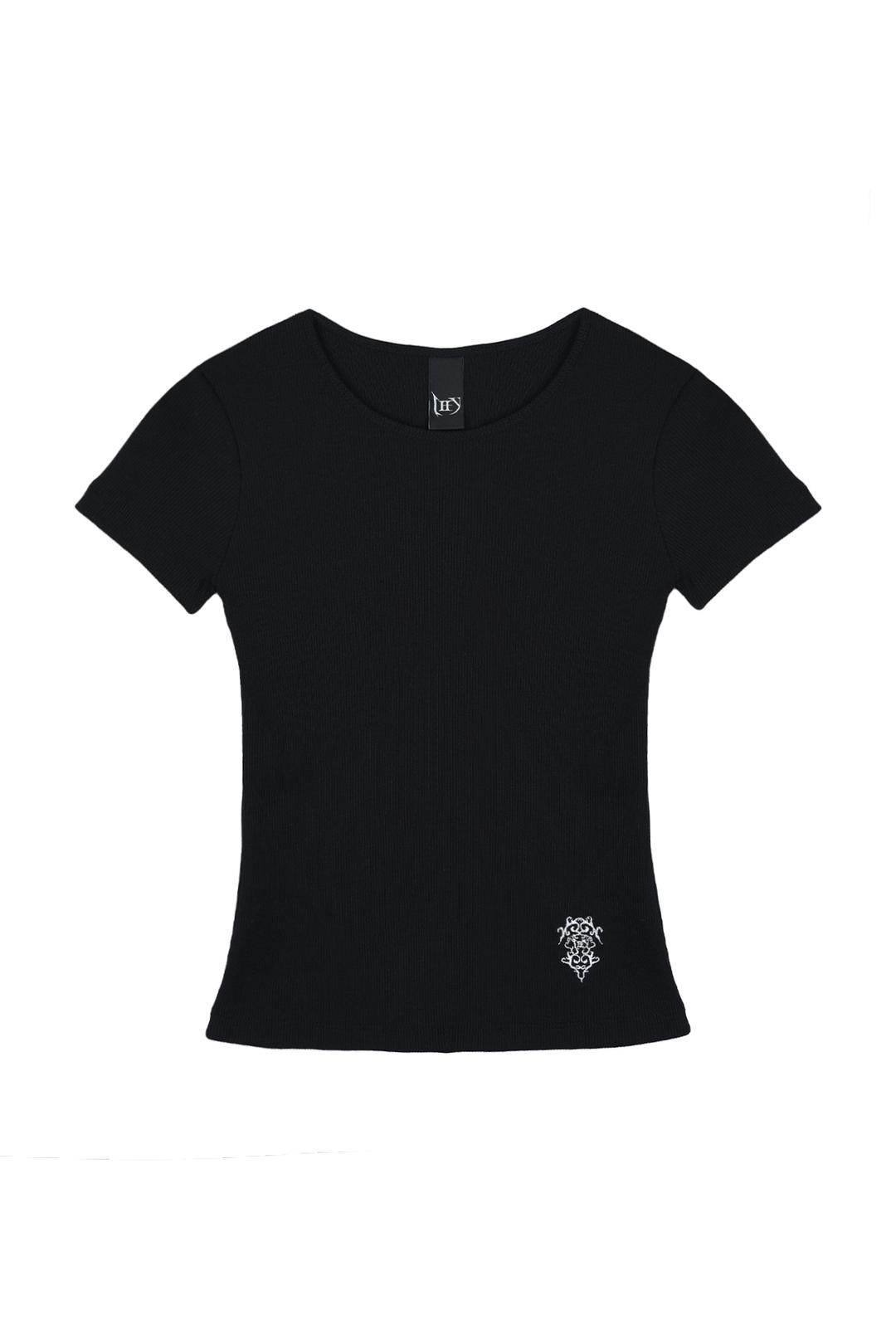 SPECIAL LOGO SLIM T-SHIRT BLACK