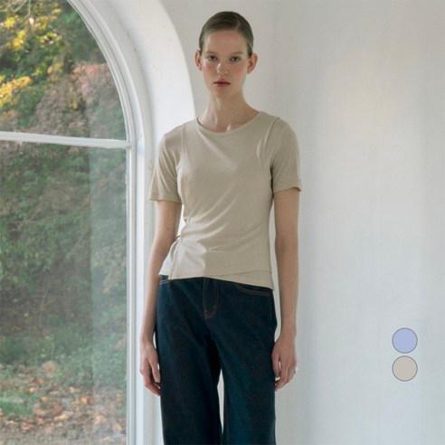 쥬시쥬디 여성용 사이드 타이 티셔츠 JZTS321B