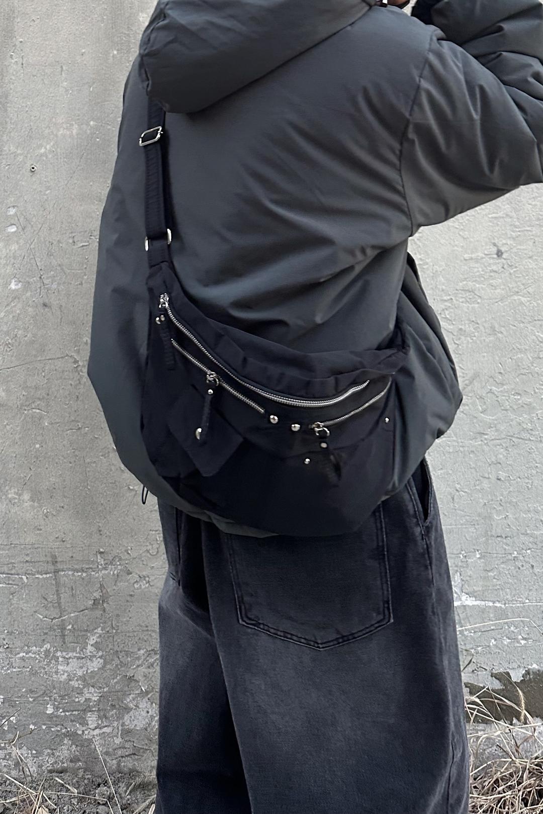 Pocket biker bag (Black)