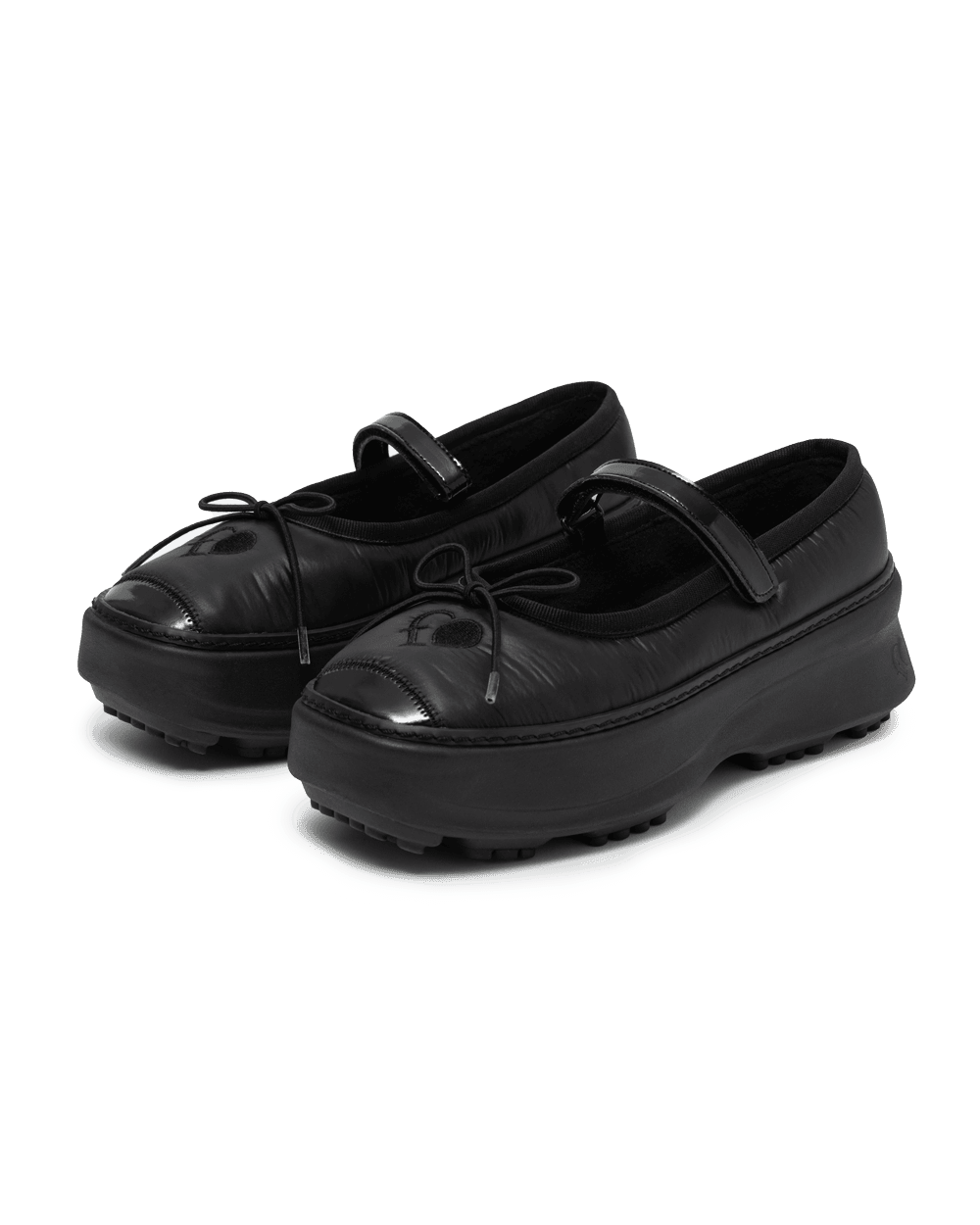 Glow padding mary jane_Black