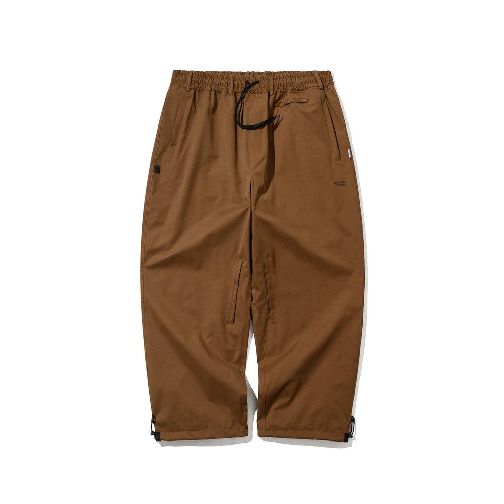 비에스래빗 2425 BSRABBIT SOFT PEACH SUPER WIDE VENTILATION PANTS LIGHT BROWN 스노우 보드복 팬츠