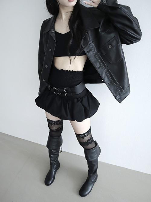 leather trucker jacket