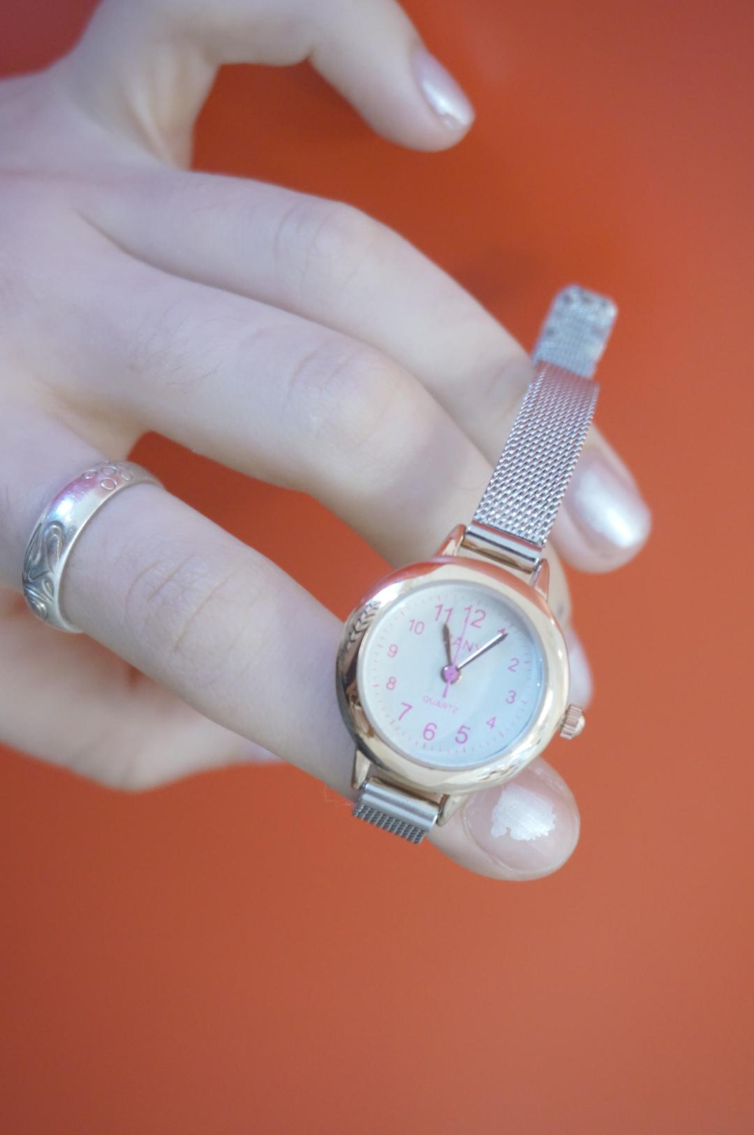 number pink watch